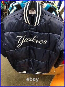 New York Yankees Jacket Starter Mens Jacket Heavy Weight Navy