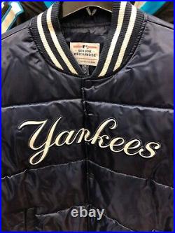 New York Yankees Jacket Starter Mens Jacket Heavy Weight Navy