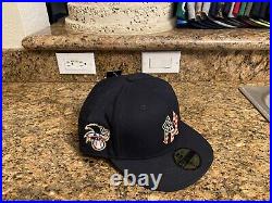 New York Yankees July 4th Stars Stripes MLB Baseball New Era Hat Fitted Cap 7 78