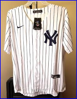 New York Yankees MLB Nike Classic White Aaron Judge #99 XL Jersey Winter Package