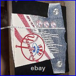 New York Yankees Magic Johnson Shirt Vintage All Over Print Trench MLB XL 1990s