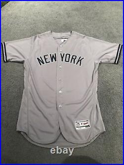 New York Yankees Majestic Authentic Giancarlo Stanton Jersey Size 44 Brand New