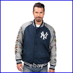 New York Yankees No Huddle Mens Commerative Jacket Navy