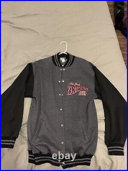 New York Yankees Team Rated Jacket Coat 1977 1978 World Series Champions Medium