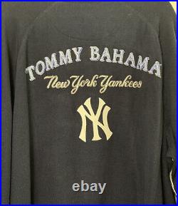 New York Yankees Tommy Bahama Sweater Mens XXL 1/4 Zip Pullover MLB NWT