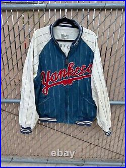 New York Yankees Vintage 1991 Reversible Jacket Cooperstown Collection Size 3XL