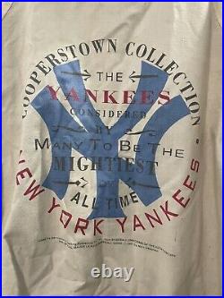 New York Yankees Vintage 1991 Reversible Jacket Cooperstown Collection Size L