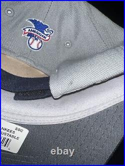 New York Yankees Vintage 90s Hat Grey Sports Specialties Adjustable Strap back