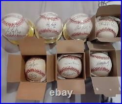 New York Yankees Vintage Signed Baseballs Lot 13 players Authentic In Person