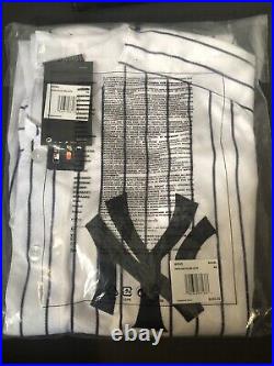 New York Yankees White Home Elite Jersey Nike MLB Authentic Size 48