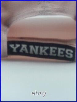 New York Yankees baseball hat cap pink vintage rare 90s 1990s