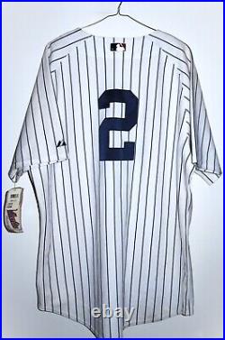 New with tags Majestic Authentic Derek Jeter New York Yankees Jersey 48 XL