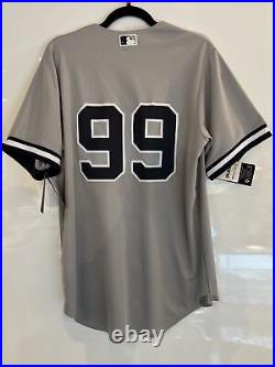 Nike Aaron Judge #99 New York Yankees MLB Baseball Jersey Gray Dri-fit Sz S