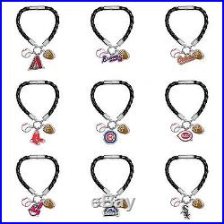 Official Authorized Game Time MLB Charm Bracelet, Pick your Team