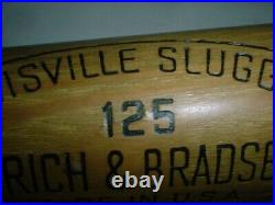 Old 1960's MICKEY MANTLE Bat 35 Vintage LOUISVILLE SLUGGER 125 NY YANKEES