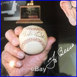 Perfect Babe Ruth Single Signed 1940s National Leage Baseball With COA