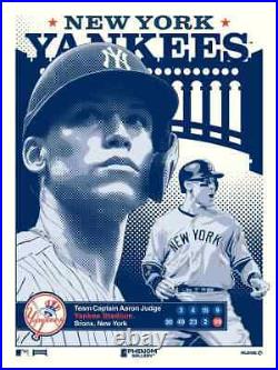 Phenom Gallery New York Yankees Aaron Judge 18 x 24 Deluxe Framed Serigraph