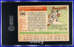 Phil Rizzuto 1955 Topps Baseball Card SGC 5 New York Yankees #189 MLB Vintage