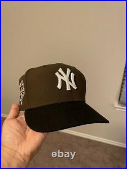 Pink Mocha New York Yankees 7 1/2 Two 2 Tone Brown Mag Park Magnolia NY Hatclub