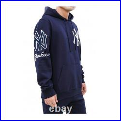 Pro Standard MLB New York Yankees Logo Mens Midnight Navy Hoodie