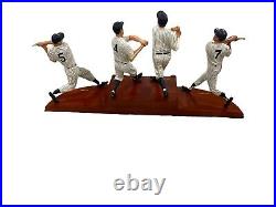 RARE New York Yankees Legends Mantle Ruth Gehrig DiMaggio Statue Figurine
