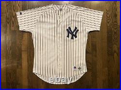 RARE Russell Authentic JIM ABBOTT #25 New York NY Yankees Jersey Size 44 Large L