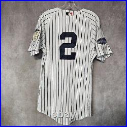 Rare Majestic Authentic 2008 Patch New York Yankees Derek Jeter 2 Jersey 40 M