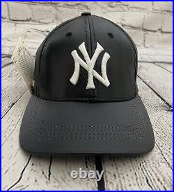Rare NWT Vintage MLB Leather Embroidered New York Yankees Baseball Hat