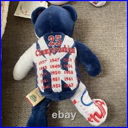 Rare New York Yankees Plush Beans ML Bears Collection