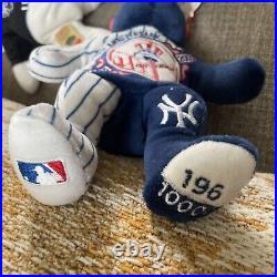 Rare New York Yankees Plush Beans ML Bears Collection