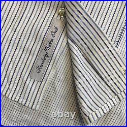 Robert Graham New York Yankees Light Blue Button Down Shirt XXXXL 4XL Rare