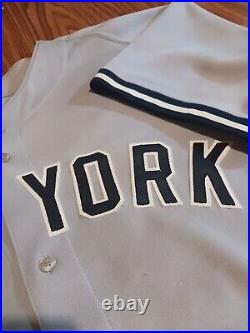 Russell Athletics Vtg Alex Rodriguez Gray New York Yankees Jersey Men's Size 60