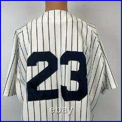 Russell Authentic Don Mattingly New York Yankees Home Jersey Vtg 90s MLB Sewn 48