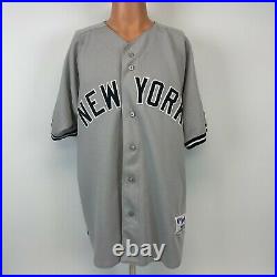 Russell Authentic Don Mattingly New York Yankees Road Jersey Vtg MLB Sewn 48