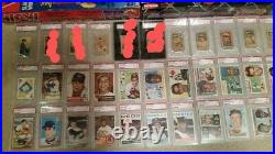 Ruth, Gehrig, Cobb, Cy Young, Shoeless Joe, Mantle, Wagner, T206, HOF GOAT LOT
