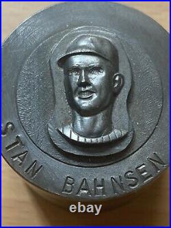 Stan Bahnsen New York Yankees 1969 Citgo Baseball Master Steel Die Coin Hub/Coin