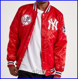 Starter MLB New York Yankees Varsity Men's Red Jacket NWT