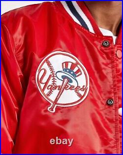 Starter MLB New York Yankees Varsity Men's Red Jacket NWT