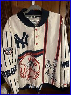 Starter New York Yankees Pull Over Bronx Bombers Jacket 3LX