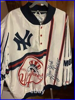 Starter New York Yankees Pull Over Bronx Bombers Jacket 3LX