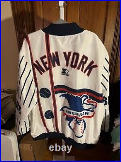 Starter New York Yankees Pull Over Bronx Bombers Jacket 3LX