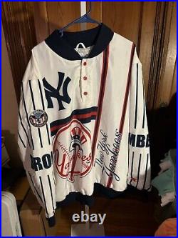 Starter New York Yankees Pull Over Bronx Bombers Jacket 3LX