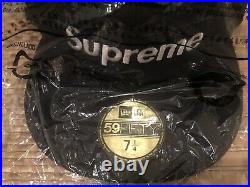 Supreme New York Yankees Box Logo New Era Fitted NAVY 7 1/4 IN HAND & SEALED
