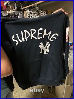 Supreme New York Yankees Hoodie 47 Brand Size XL Rare 100% Authentic