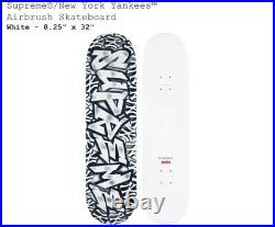Supreme x New York Yankees Airbrush Skateboard Skate Deck, SZ 8.25 NY