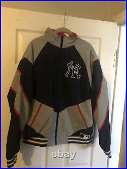 Supreme x New York Yankees Track Suit Jacket Large Pre Owned