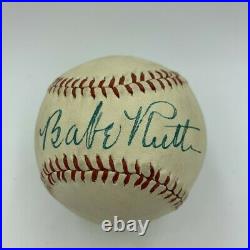 The Finest Babe Ruth Single Signed Autographed Baseball With JSA COA MINT