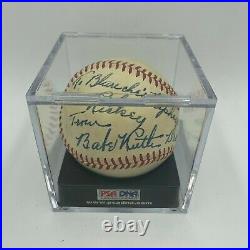 The Finest Babe Ruth Single Signed Baseball PSA DNA Graded GEM MINT 10