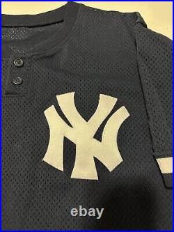 Thurmon Munson 2000-2001 New York Yankees Team Issued BP Majestic Jersey sz 48