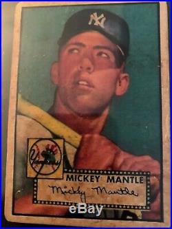Topps 1952 Mickey Mantle New York Yankees #311 Baseball Card